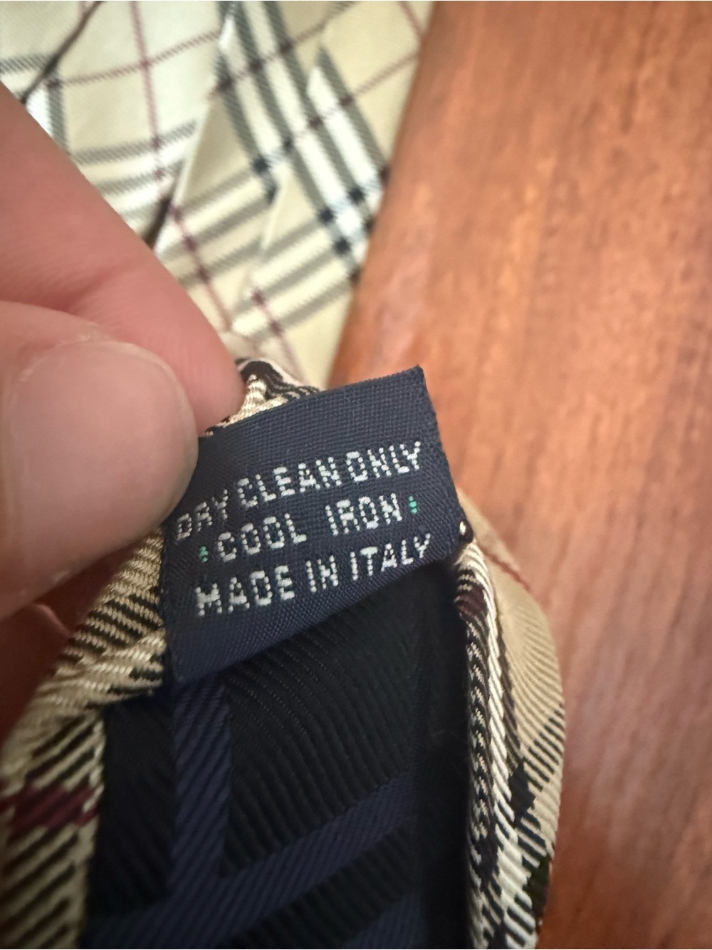 Burberry Brown Plaid Tie - Picture 4 of 4